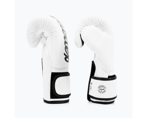 Боксерські рукавички Fairtex BGV14 White 12 унцій (бинти в комплекті) (BGV14_12oz_White)