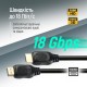 Кабель мультимедійний HDMI M to HDMI M 3.0m V2.0 4K60Hz black ColorWay (CW-CBHD079-BK)