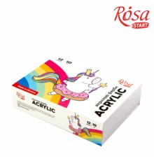 Акрилові фарби Rosa START Unicorn 12 x10 мл (4823098531005)