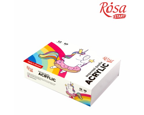 Акрилові фарби Rosa START Unicorn 12 x10 мл (4823098531005)