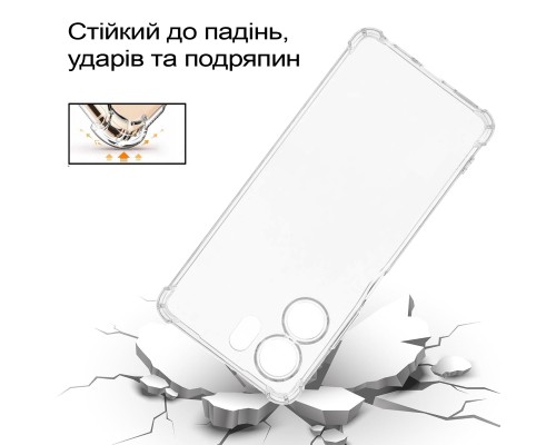 Чохол до мобільного телефона BeCover Anti-Shock Oppo A5x 4G/5G Clear (713814)