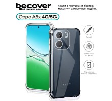 Чохол до мобільного телефона BeCover Anti-Shock Oppo A5x 4G/5G Clear (713814)