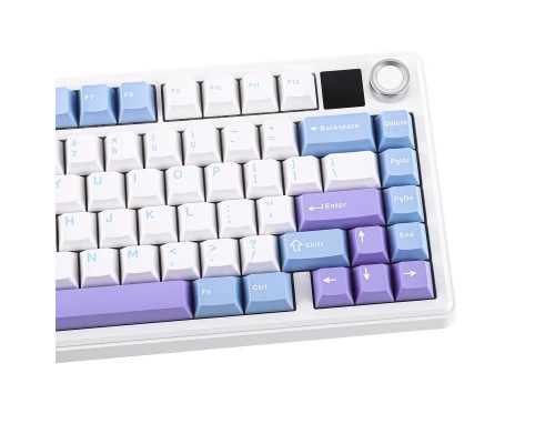 Клавіатура Aula F75 MAX Wireless/Bluetooth UA White/Blue (6978080501158)