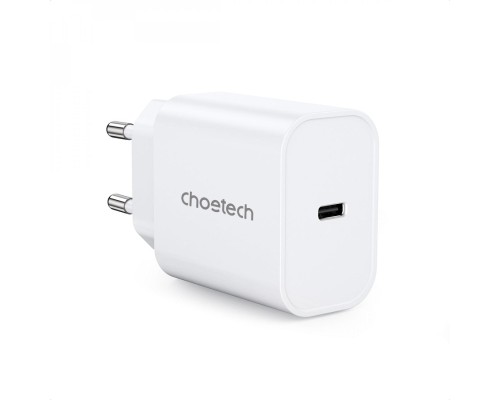 Зарядний пристрій Choetech USB-C PD20W white (Q5004-V5)