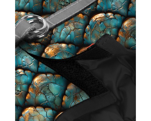 Шлея для собак WAUDOG Clothes м'яка з QR адресником 