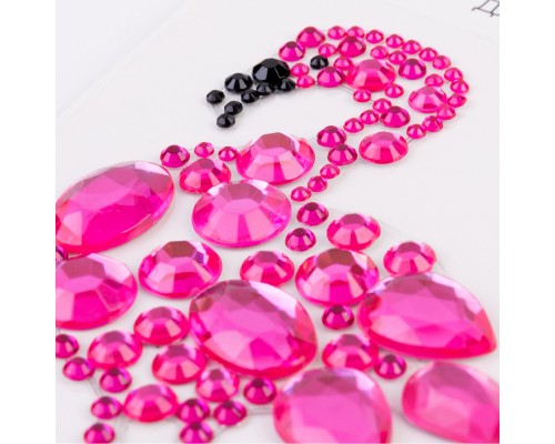 Набір для творчості Santi Фламінго зі страз самоклеючих 6х10 см (743026)