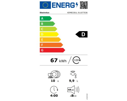 Посудомийна машина Electrolux KEMB3301L