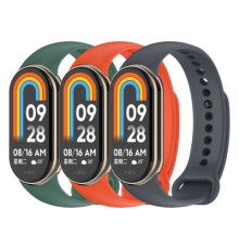 Ремінець до фітнес браслета Armorstandart комплект 3шт Xiaomi Smart Band 10/9/8 Basic (ARM75072)