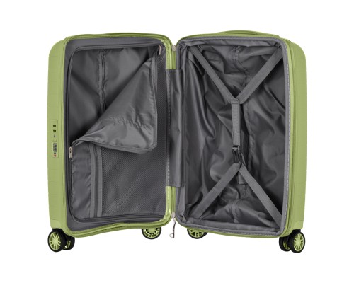 Валіза 2E Aero 35/44 л оливково-зелена (2E-SPP-AERO-S-MG)