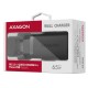 Зарядний пристрій AXAGON 1xUSB + 2xUSB-C 65W QC4+ PD3.0 PPS black (ACU-DPQ65)