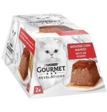 Паштет для котів Purina Gourmet Revelations мус з яловичиною 2х57 г (7613287070005)