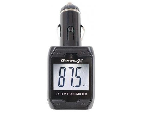 FM модулятор Grand-X CUFM71GRX black SD/USB (CUFM71GRX) 