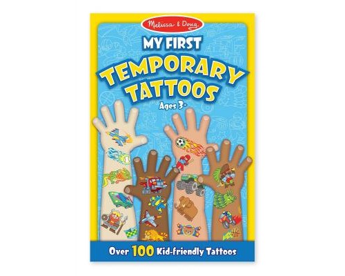 Набір для творчості Melissa&Doug Мои первые временные татуировки, 100 шт., голубые (MD2947)