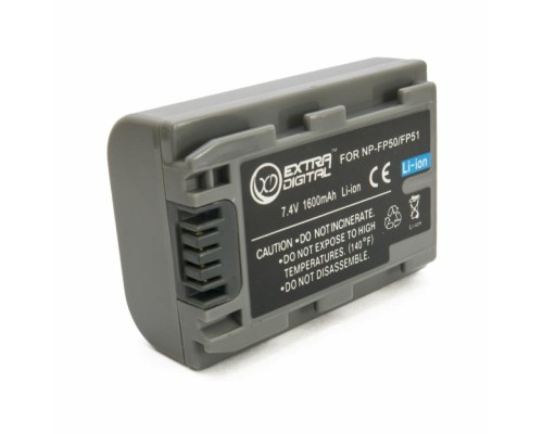 Акумулятор до фото/відео Extradigital Sony NP-FP50 (BDS2667) 