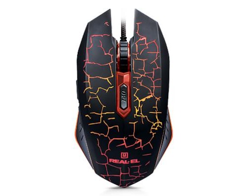Мишка REAL-EL RM-505 Gaming, black