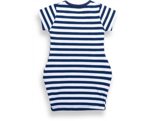 Плаття дитяче Breeze в смужку з кишеньками (8992-92G-blue)