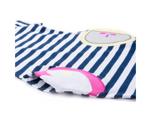 Плаття дитяче Breeze в смужку з кишеньками (8992-92G-blue)