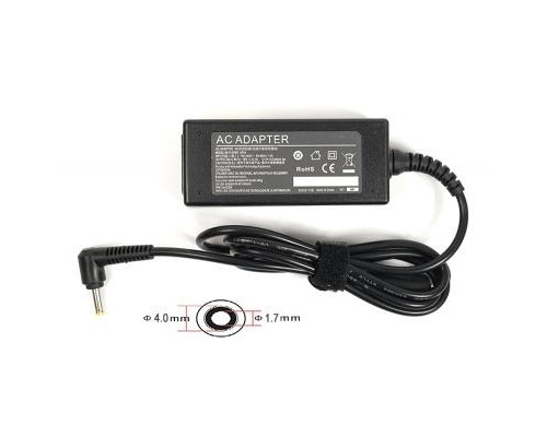 Блок живлення до ноутбуку PowerPlant HP 220V, 19V 40W 2.1A (4.0*1.7) (HP40F4017)