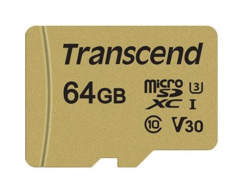 Карта пам'яті Transcend 64GB microSDHC class 10 UHS-I U3 V30 (TS64GUSD500S) Карта пам'яті Transcend 64GB microSDHC class 10 UHS-I U3 V30 (TS64GUSD500S)