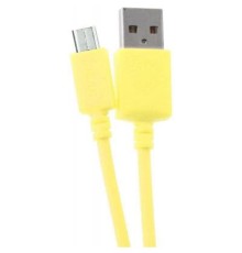 Дата кабель USB 2.0 AM to Micro 5P 2.0m CK-08 Yellow Inkax (F_62193)