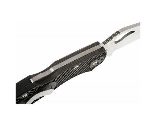 Ніж Spyderco Byrd Cara Cara 2, FRN, полусеррейтор (BY03PSBK2)