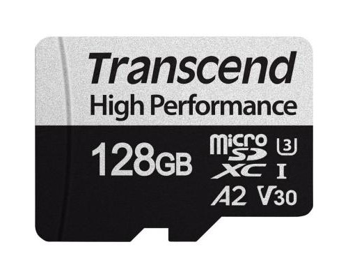 Карта пам'яті Transcend 128GB microSDXC class 10 UHS-I U3 A2 (TS128GUSD330S)