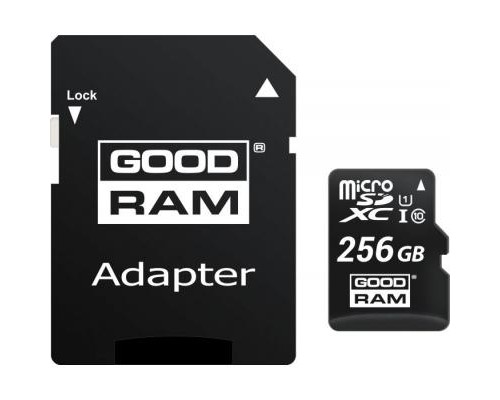 Карта пам'яті Goodram 256GB microSDXC class 10 UHS-I (M1AA-2560R12) Карта пам'яті Goodram 256GB microSDXC class 10 UHS-I (M1AA-2560R12)