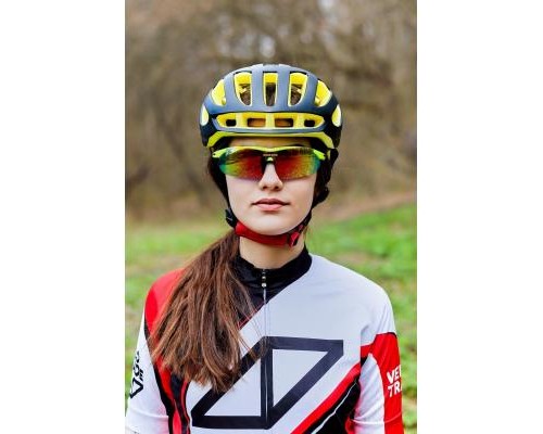 Шолом Velotrade СIGNA TT-4 черно-желтый L (58-61см) (HEAD-021)