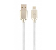 Дата кабель USB 2.0 Micro 5P to AM Cablexpert (CC-USB2R-AMmBM-1M-W)