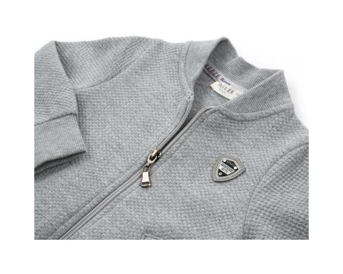 Кофта дитяча на блискавці Breeze (13593-74B-gray)