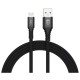 Дата кабель USB 2.0 AM to Micro 5P 2.0m Jagger T-M814 Black T-Phox (T-M814(2) black)