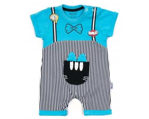 Боді дитяче Miniworld пісочник з кишенькою (14894-80B-blue)