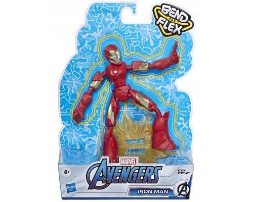 Фігурка для геймерів Hasbro Avengers Bend and flex Айрон Мен 15 см (E7377_E7870)