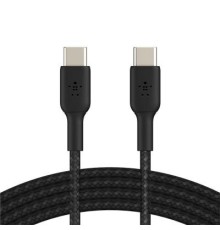 Дата кабель USB-С - USB-С BRAIDED, 1m, black Belkin (CAB004BT1MBK)