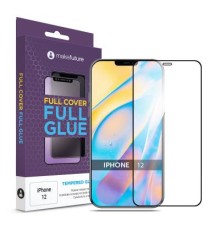 Скло захисне MakeFuture Apple iPhone 12 Full Cover Full Glue (MGF-AI12)