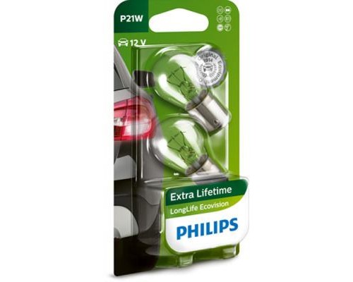 Автолампа Philips 21W (12498 LLECO B2)