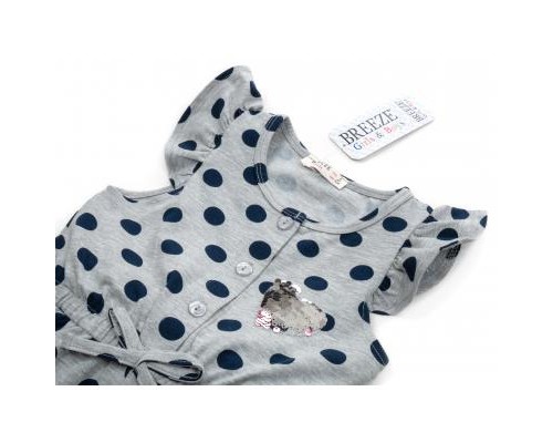 Комбінезон дитячий Breeze в горошок (15992-104G-gray)