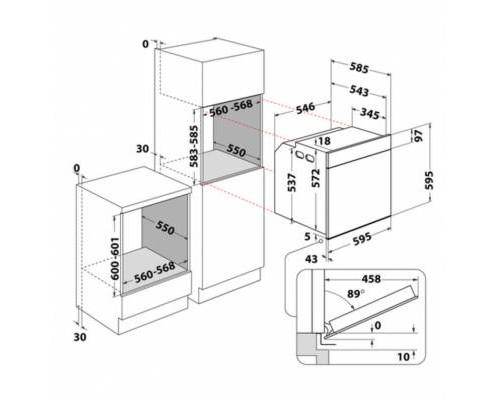 Духова шафа Whirlpool WTAC8411SCAN