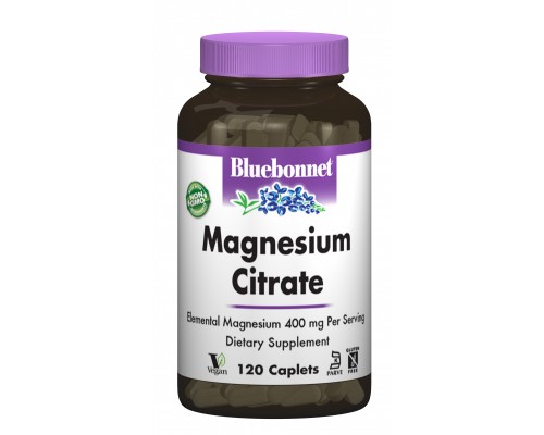 Мінерали Bluebonnet Nutrition Цитрат Магнію, 120 капсул (BLB-00731)