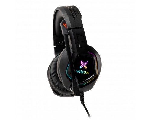 Навушники Vinga HSCU-160 Gaming LED Black (HSCU-160)
