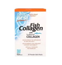 Жирні кислоти Doctor's Best Риб'ячий Колаген, Fish Collagen, 30 пакетиків (DRB-00418)