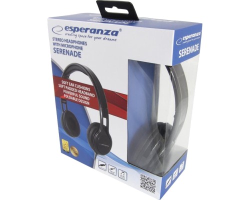 Навушники Esperanza Serenade Black (EH211K)