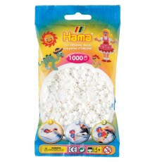 Набір для творчості Hama білих намистин 1000 шт термомозаіка (207-01)