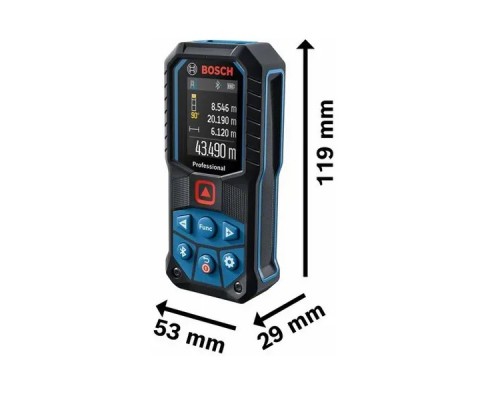 Далекомір Bosch GLM 50-27 C, 0.05-50 м, IP 65 (0.601.072.T00)