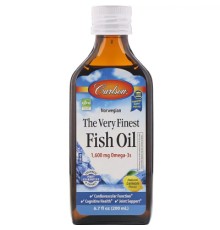 Жирні кислоти Carlson Риб'ячий жир, Смак Лимона, Норвезька серія, The Very Finest (CAR-01540)