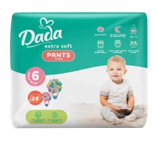 Підгузки Dada Extra Soft 6 XL (15+ кг) 28 шт (4820174980696)