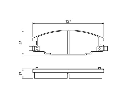 Гальмівні колодки Bosch 0 986 460 960