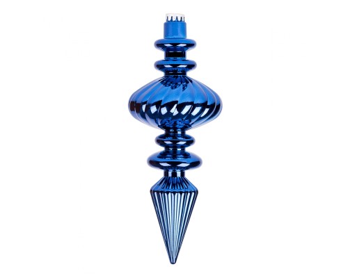 Ялинкова іграшка Novogod`ko Бурулька, пластик, 30 cм, синя, глянець (974100)