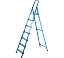 Драбина Work's стрем'янка металева - 407 (7 сх., синя) (63274)
