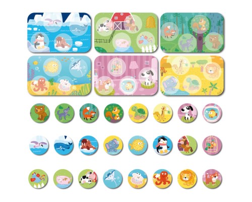 Настільна гра DoDo Лото Тварини та їх середовище існування (300196)